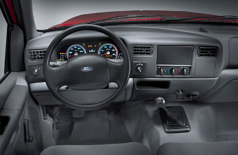 Ford F-4000 interior
