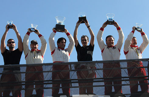 Podio Galvez Abarth Competizione