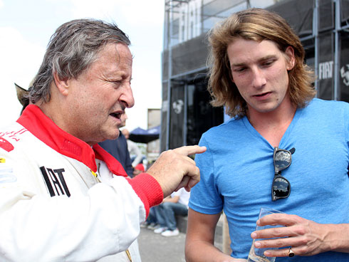 Cristiano Rattazzi y Freddie Hunt