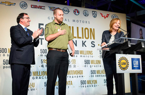 GM 500 millones