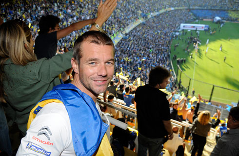 Loeb en la Bombonera Loeb en la Bombonera