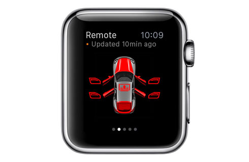 Porsche Car Connect - Apple Watch