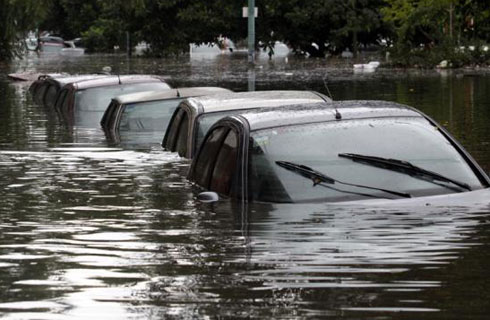 Autos inundados Autos inundados