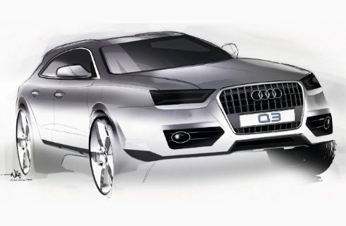 Primeros bocetos del nuevo Audi Q3