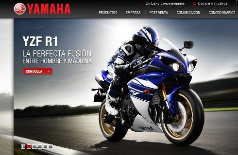 Yamaha relanza su web