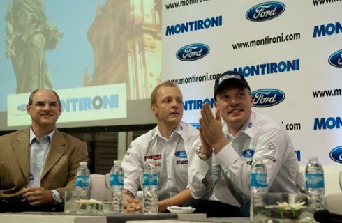El equipo oficial Ford se reunió con la prensa