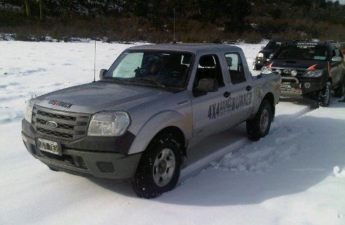 Fate y Ford recorrieron Villa Pehuenia