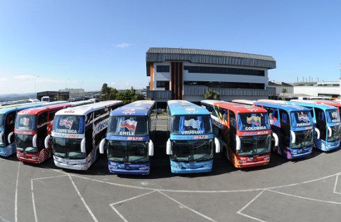 Marcopolo presente en la Copa América