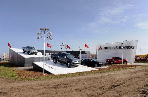 Mitsubishi pisó fuerte en Agroactiva