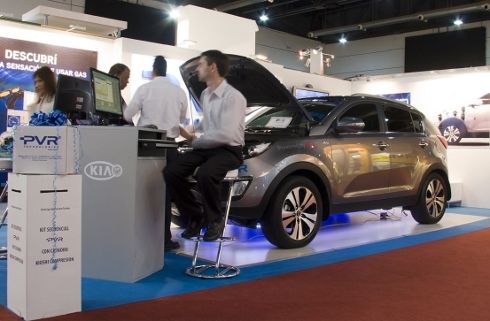 Kia Argentina en la exposición de Gas Natural Vehicular