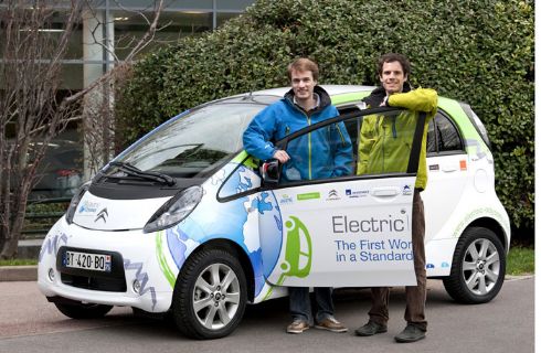 Citroën C-Zero: vuelta al mundo con cero emisiones