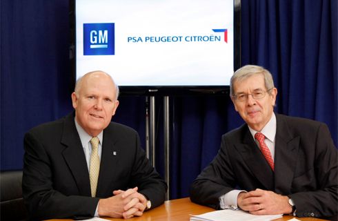 GM y PSA Peugeot Citroën sellaron una alianza global