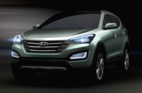 Primeras imágenes del Hyundai Santa Fe 2013