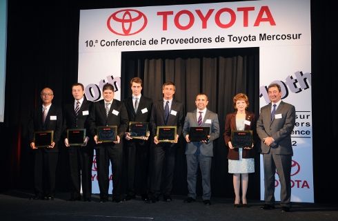 Toyota premió el desempeño de sus proveedores
