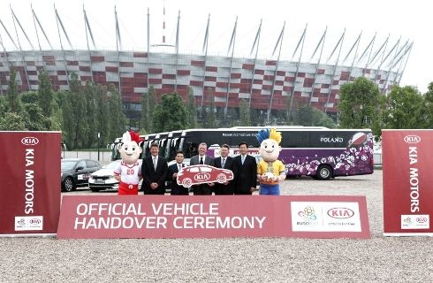 Kia presentó la flota para la UEFA EURO 2012