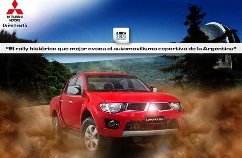 Mitsubishi junto al Rally de la Montaña