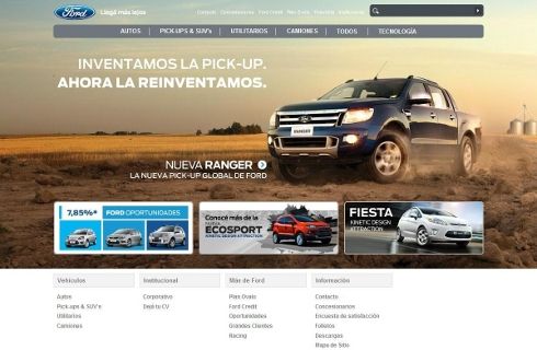 Ford Argentina renueva su web