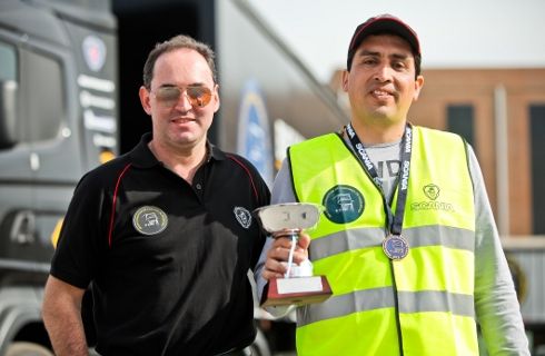 Diego Serrano, el mejor conductor de camiones del NOA