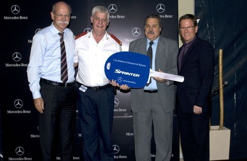 Mercedes-Benz realizó una donación en La Matanza