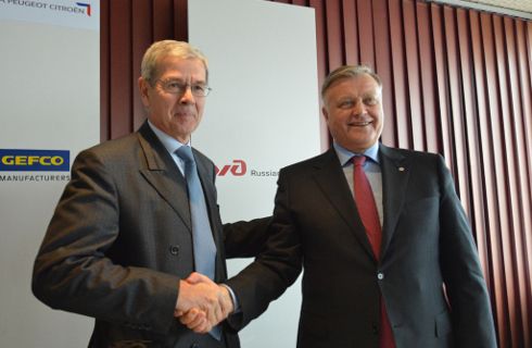 PSA Peugeot Citroën transfiere acciones a JSC Russian Railways (RZD)