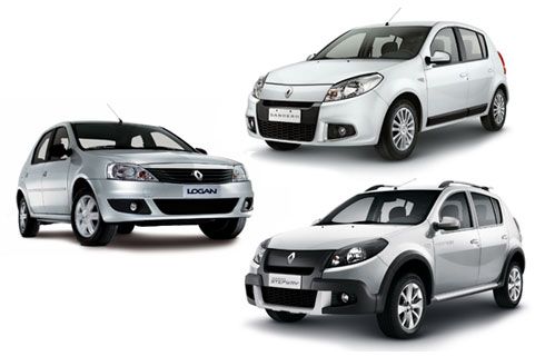 Logan, Sandero y Sandero Stepway con airbags y ABS de serie