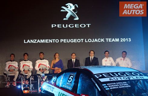 Presentación del Peugeot LoJack Team