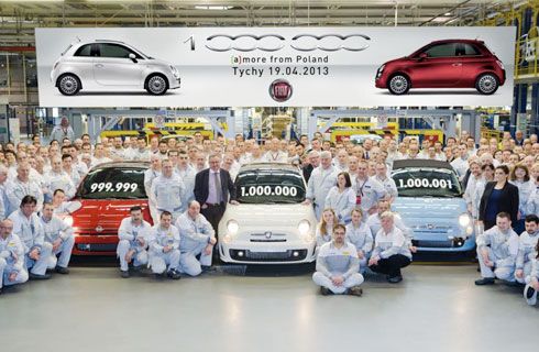 Un millón de Fiat 500 producidos en Polonia
