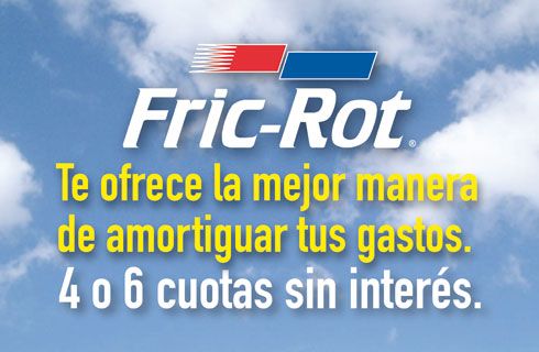 Amortiguadores Fric Rot en hasta 6 cuotas con Visa