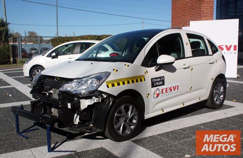 El nuevo Citroën C3 es récord en las pruebas de CESVI