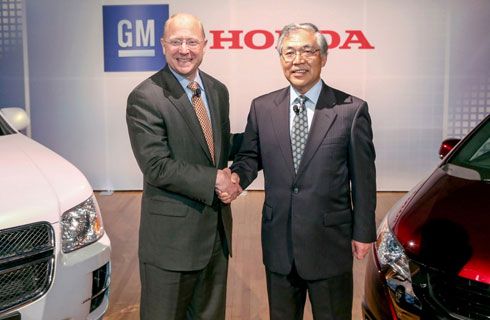 Honda y GM anuncian un acuerdo para el desarrollo de tecnologías