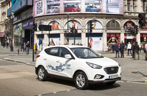 La primer producción de autos con celdas de combustible, más cerca