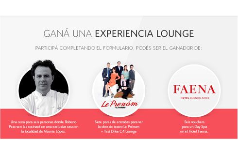 Citroën presentó su concurso “Experiencias Citroën C4 Lounge”