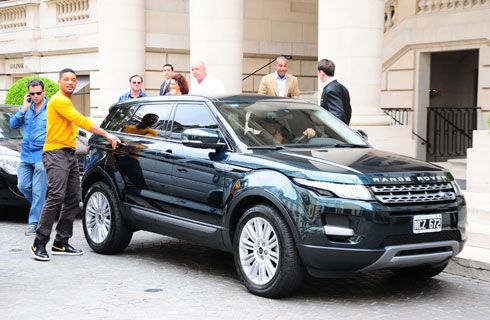 Land Rover, la elección de Will Smith para sus traslados en Argentina