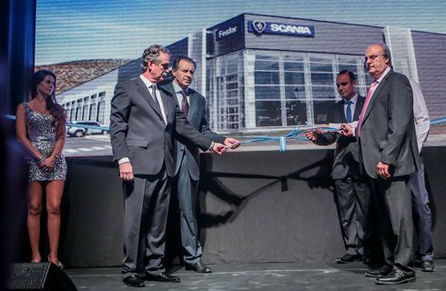 Scania inauguró un imponente concesionario en Comodoro Rivadavia