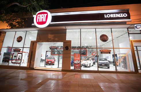 Nuevo salón de ventas de Lorenzo Automotores, concesionario oficial Fiat