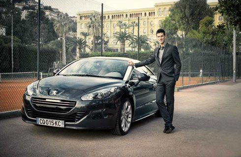 Novak Djokovic es el nuevo embajador de Peugeot