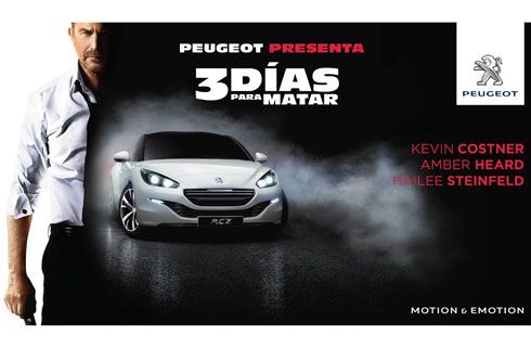 Peugeot presenta la película “3 días para matar” y nueva campaña