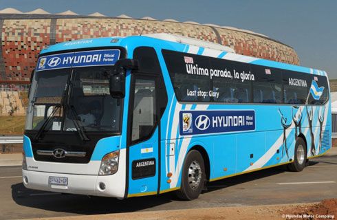 El micro de la Selección Nacional busca su frase para el Mundial