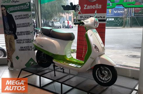 Zanella lanzó la primera moto eléctrica del país