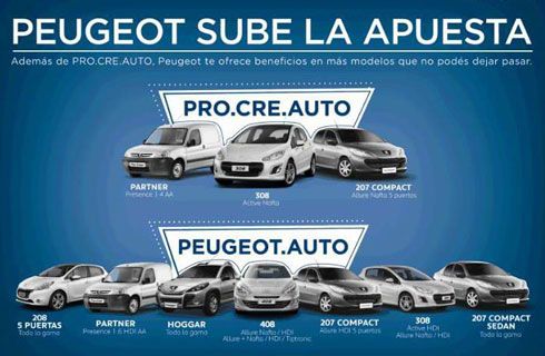 Peugeot ya entregó los primeros autos vendidos a través de Pro.Cre.Auto