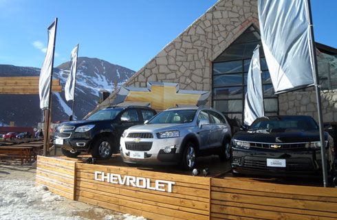 Chevrolet presente en Las Leñas con beneficios para clientes