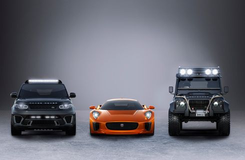 Tres modelos de Jaguar Land Rover, en el nuevo film de James Bond