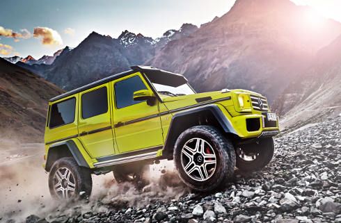 Mercedes-Benz G 500 4×4²: off road extremo