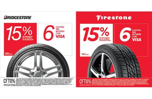 Bridgestone ofrece 15% de descuento durante abril