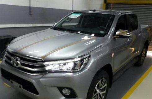 Nueva Toyota Hilux, infraganti en Tailandia