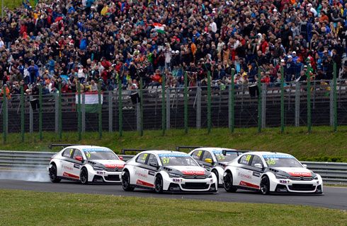 Pechito López ganó por primera vez en el circuito de Hungaroring