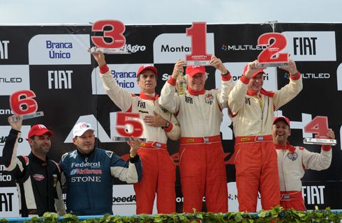 Stuart Milne y su primer triunfo en la Fiat Abarth Competizione