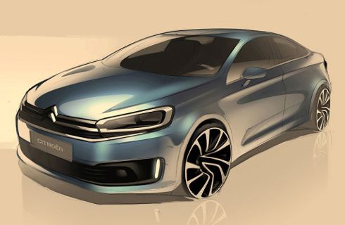 Citroën anticipa su próximo sedán para China