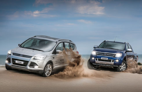 Ford veranea en Pinamar Norte, Cariló y Punta del Este