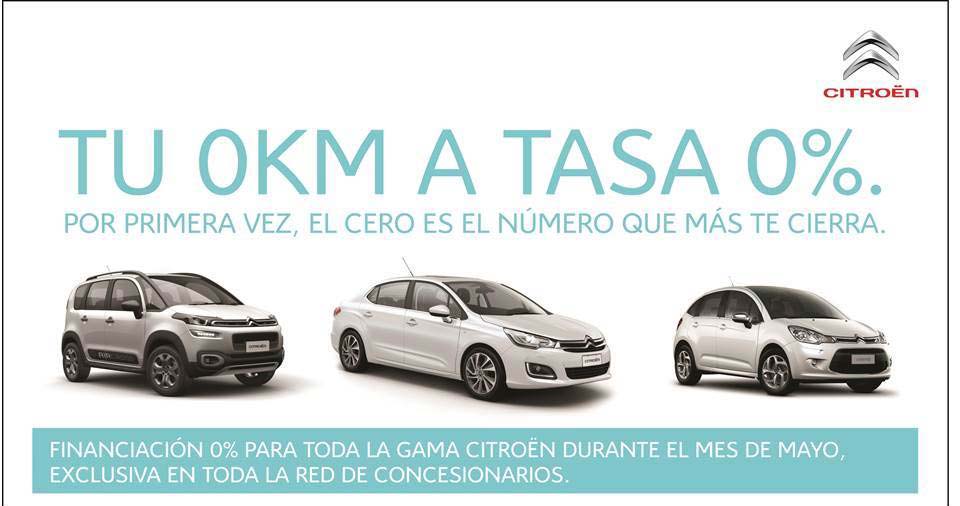 Citroën con financiación a tasa 0